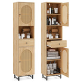 Tangkula Tall Bathroom Storage Cabinet