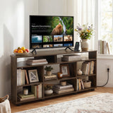 Tangkula 4-Tier Corner TV Stand for TVs up to 55 Inch