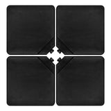 Tangkula 4Pcs 13L 220 lbs Cantilever Offset Patio Umbrella Base