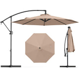 Tangkula 10 FT Patio Offset Umbrella
