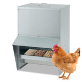 Tangkula Galvanized Chicken Feeder