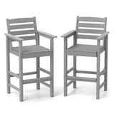 Tangkula Patio Adirondack Bar Chairs Set of 2/4