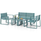Tangkula 5 Piece Patio Furniture Set