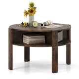 Tangkula Round Coffee Table