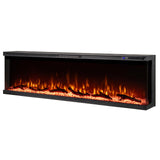 Tangkula 3-Sided Electric Fireplace Insert with Remote Control
