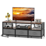 Tangkula Farmhouse TV Stand for TVs up to 65"