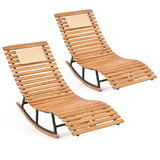 Tangkula Patio Lounge Chair for Porch Yard Pool