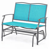 Tangkula 2-Person Patio Swing Glider Bench