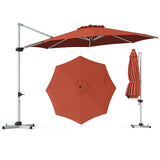 Tangkula 11FT Patio Umbrella for Pool Deck Backyard