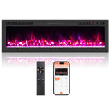 Tangkula 68”/60”/50”/42”/36” Wi-Fi Enabled Electric Fireplace