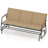 Tangkula 2/3-Person Outdoor Glider Bench