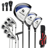 Tangkula 10 Pieces Men's Complete Golf Clubs Package Set Right Hand