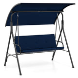 Tangkula 2 Person Porch Swing with Removable Cushions