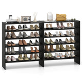 Tangkula 3-in-1 Vertical Shoe Rack