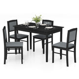 Tangkula Dining Table Set for 4