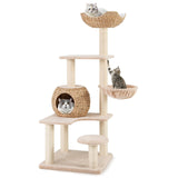 Tangkula  59 Inch Multi-Level Cat Tower