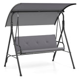 Tangkula 2 Person Porch Swing with Removable Cushions