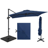 Tangkula 11 x 9 FT Patio Umbrella with Base Included