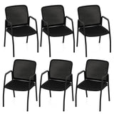 Tangkula Conference Chairs, Office Guest Chairs with Ergonomic Mesh Backrest