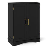 Tangkula Bathroom Floor Storage Cabinet for Living Room