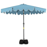 Tangkula 9 FT Patio Umbrella with Base Included