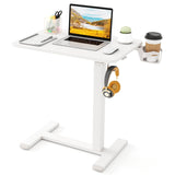 Tangkula Mobile Standing Desk with Cup Holder and Headphone Hook
