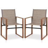 Tangkula Outdoor Dining Chairs Set of 2/4