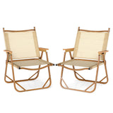 Tangkula Portable Folding Lawn Chairs for Fishing Hiking Picnic Camp