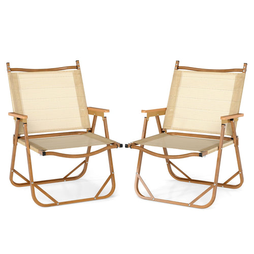 Tangkula Portable Folding Lawn Chairs for Fishing Hiking Picnic Camp
