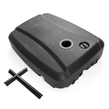 Tangkula 220 Lbs Cantilever Umbrella Base with 2 Wheels