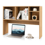 Tangkula Desktop Bookshelf, Countertop Storage Hutch with 4 Shelves for Computer Desk