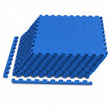 Tangkula 12/24/36/48 Tiles Exercise Flooring Mats with Border