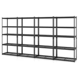 Tangkula 5-Tier Metal Storage Shelves(36"L x 18"W x 72"H)
