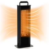 Tangkula Electric Patio Heater, 1200W Infrared Outdoor Heater, Double-Sided Heating