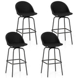 Tangkula Patio Swivel Bar Stools Set of 2/4