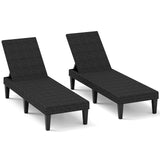 Tangkula Outdoor Chaise Lounger Chair