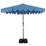 Tangkula 9 FT Patio Umbrella with Base Included