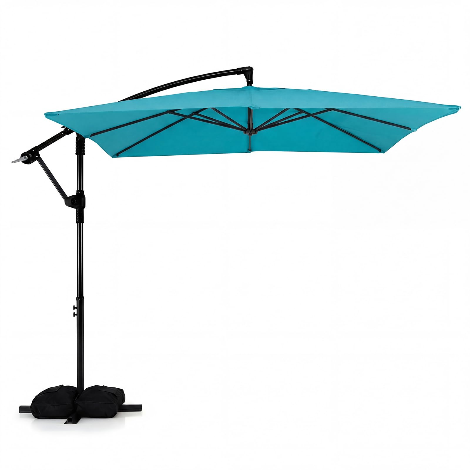 8x8 patio umbrella Tangkula 8x8 FT Patio Umbrella with Base Included