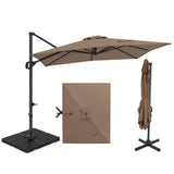 Tangkula 11 x 9 FT Patio Umbrella with Base Included