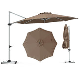 Tangkula 11FT Patio Umbrella for Pool Deck Backyard