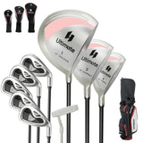 Tangkula 10 Pieces Women's Complete Golf Clubs Package Set Right Hand