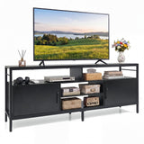 Tangkula Industrial TV Stand for TVs up to 65”