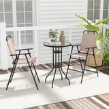 Tangkula 3 Piece Outdoor Bar Set