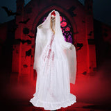 Tangkula Halloween Animatronic Skeleton Bride / Groom