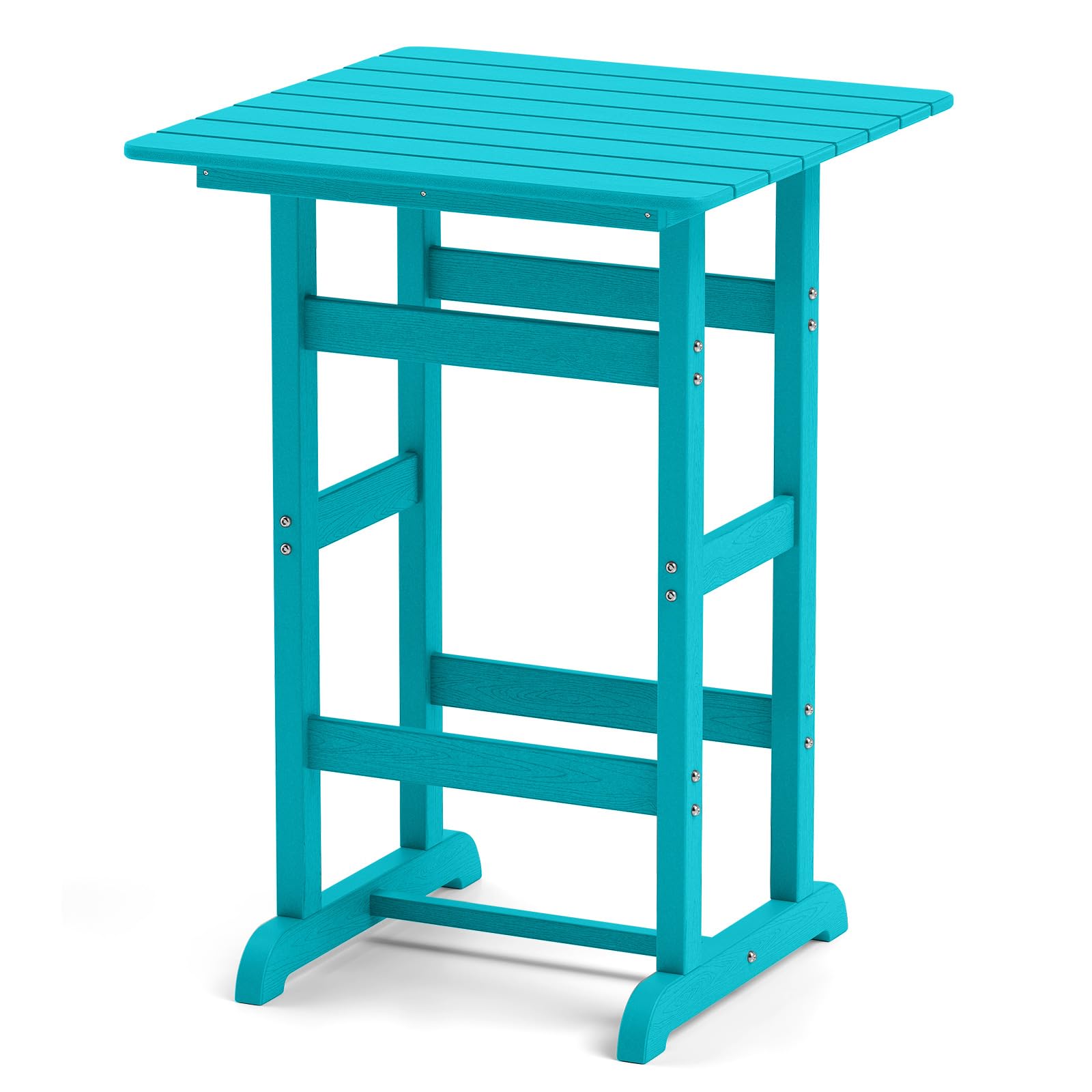 Tangkula 30" x 30" Square Bar Table