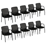 Tangkula Conference Chairs, Office Guest Chairs with Ergonomic Mesh Backrest