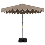 Tangkula 9 FT Patio Umbrella with Base Included