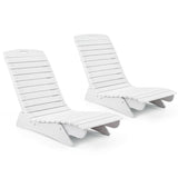 Tangkula HDPE in-Pool Lounge Chair for 5.5"-8.5" Water Depth