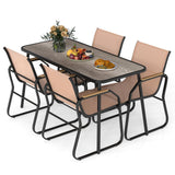Tangkula 5 Pieces Patio Dining Sets