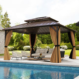Tangkula 12x14 FT Hardtop Gazebo